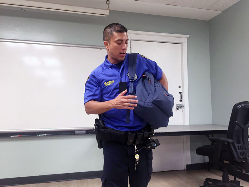 NYPD safety talk
