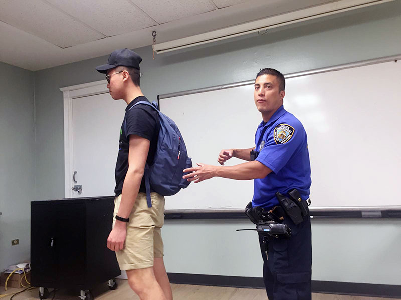 NYPD safety talk