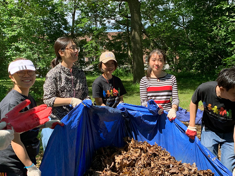 Volunteering at Cunningham Park