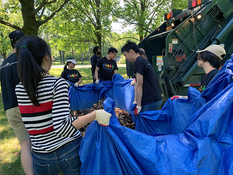 Volunteering at Cunningham Park