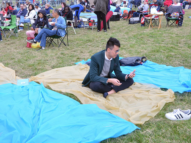 Concert and fireworks at Cunningham Park