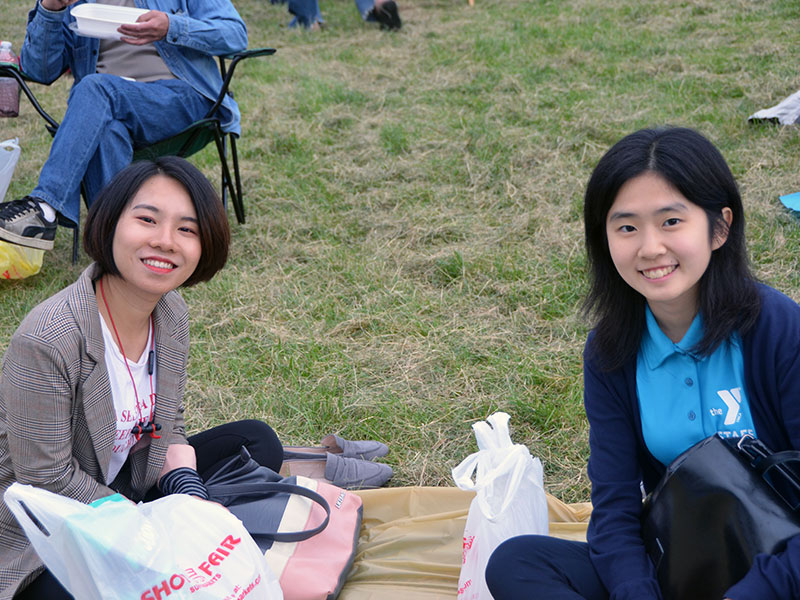 Concert and fireworks at Cunningham Park