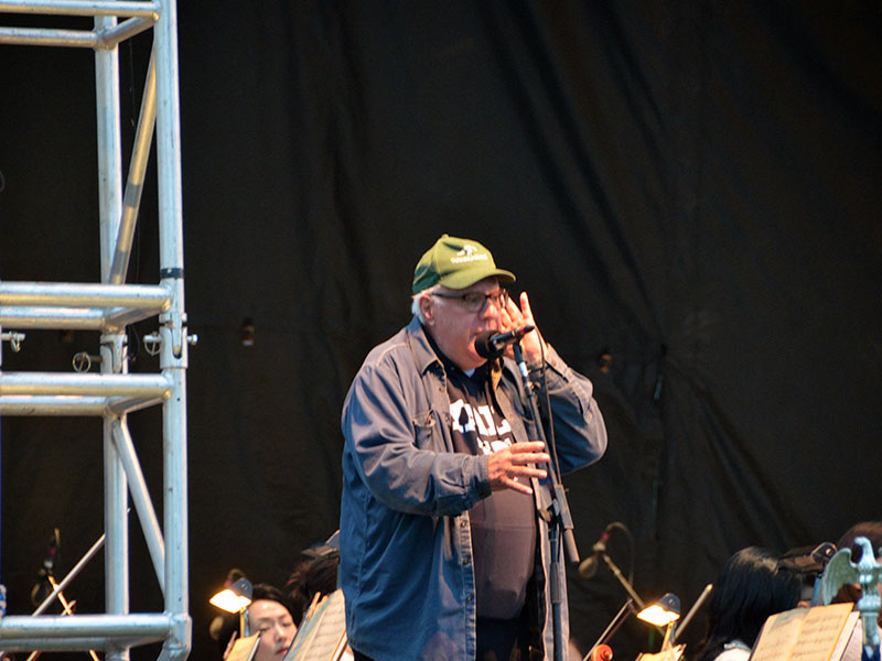 Concert and fireworks at Cunningham Park
