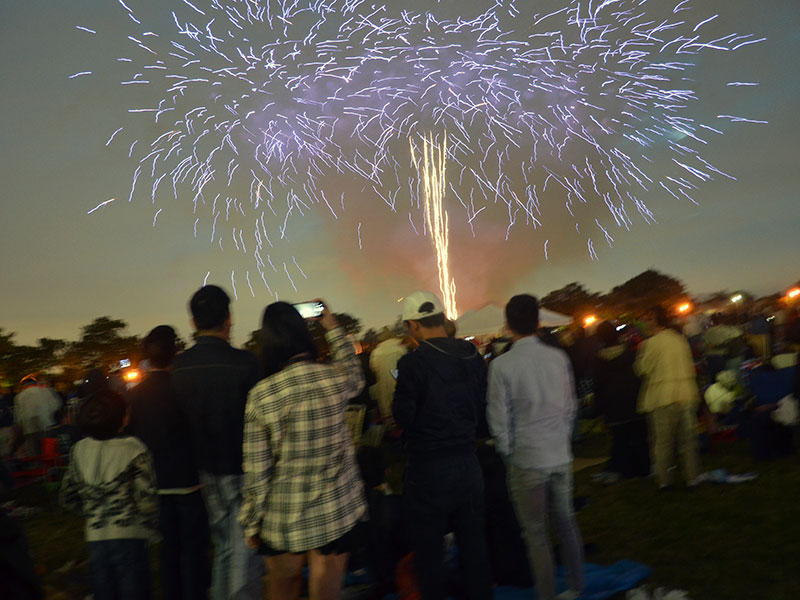 Concert and fireworks at Cunningham Park