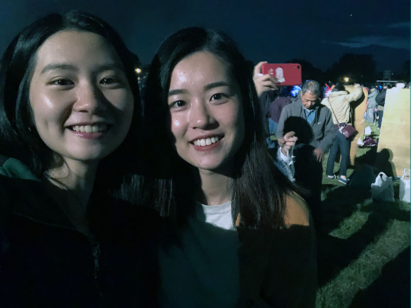 Concert and fireworks at Cunningham Park