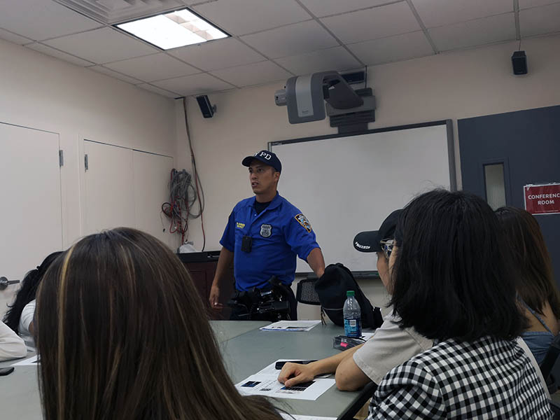 NYPD safety talk 