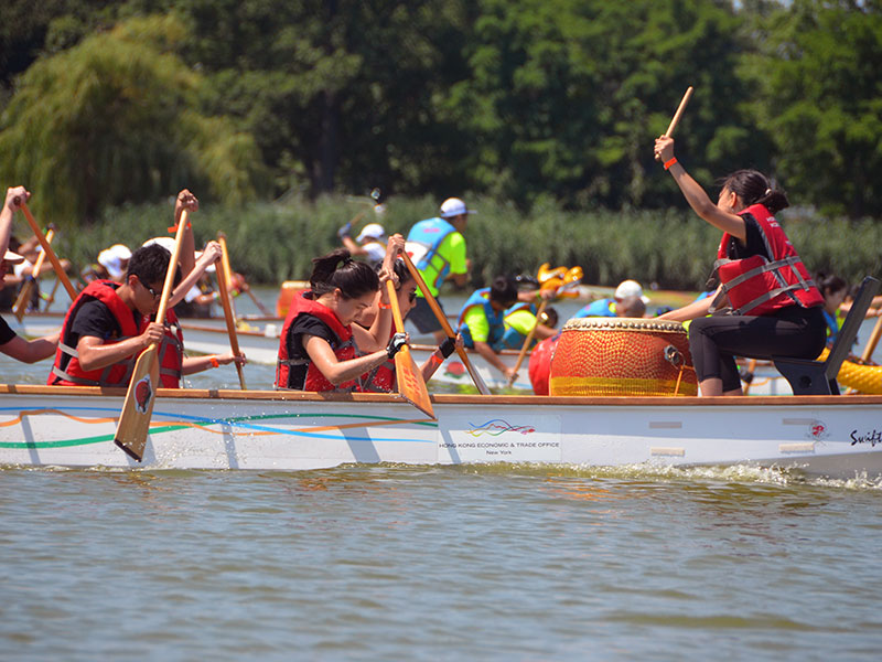 The Hong Kong Dragon Boat Festival in NY