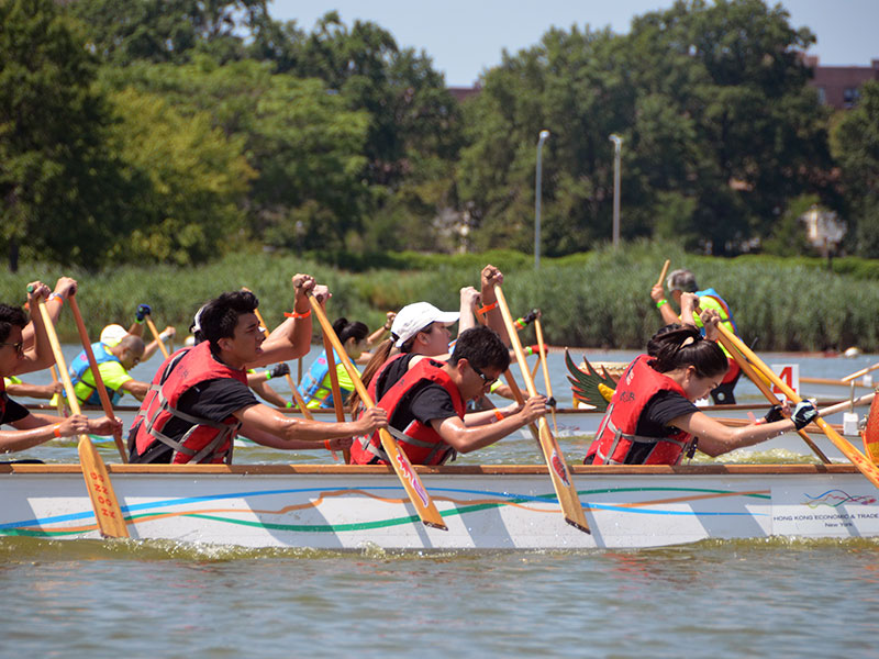 The Hong Kong Dragon Boat Festival in NY