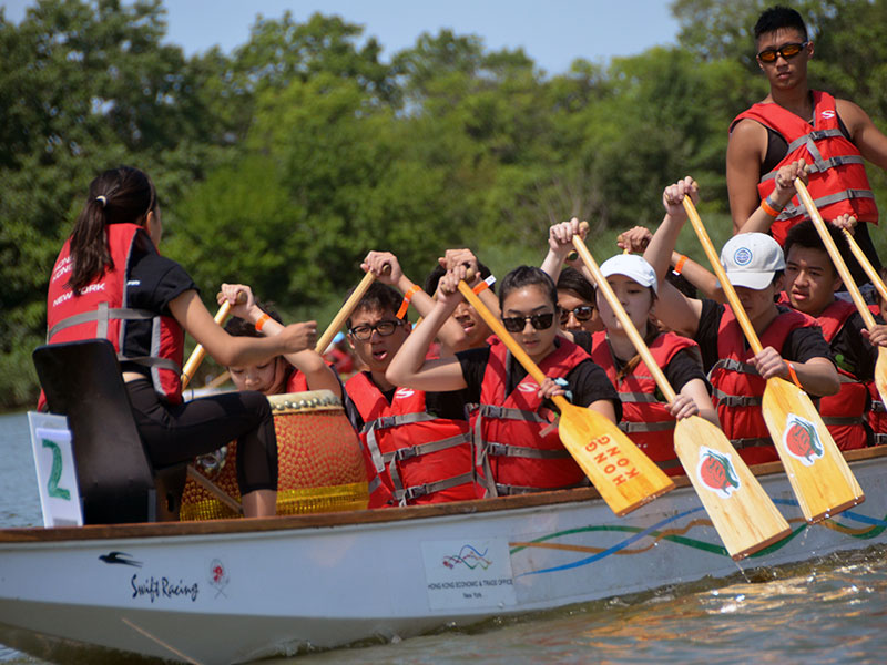 The Hong Kong Dragon Boat Festival in NY