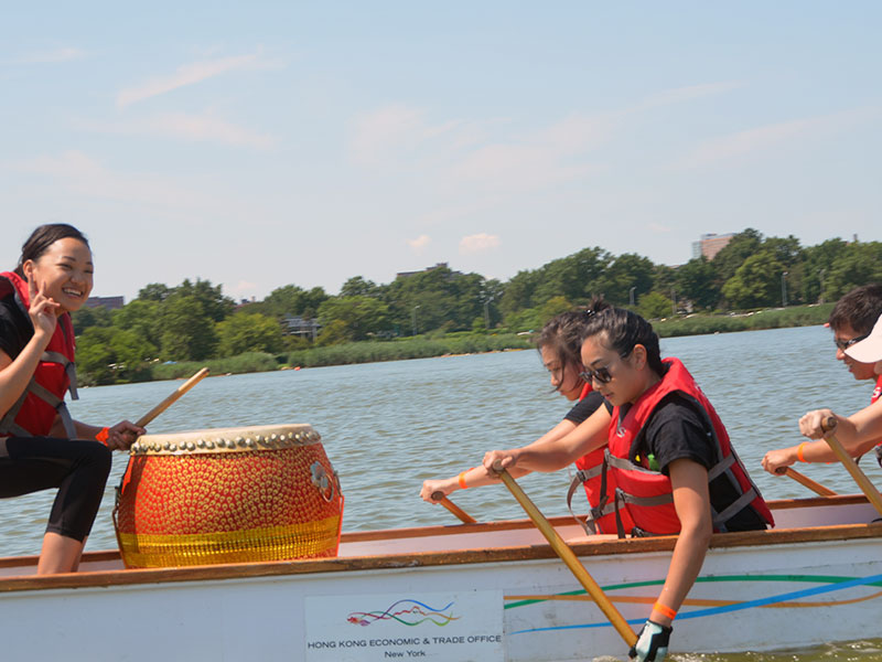 The Hong Kong Dragon Boat Festival in NY