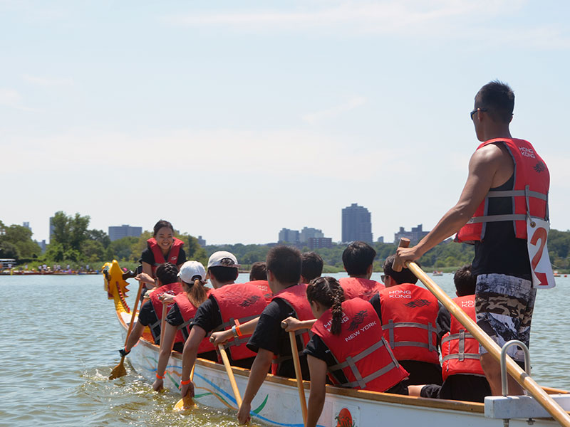 The Hong Kong Dragon Boat Festival in NY