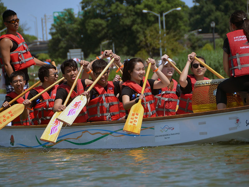 The Hong Kong Dragon Boat Festival in NY