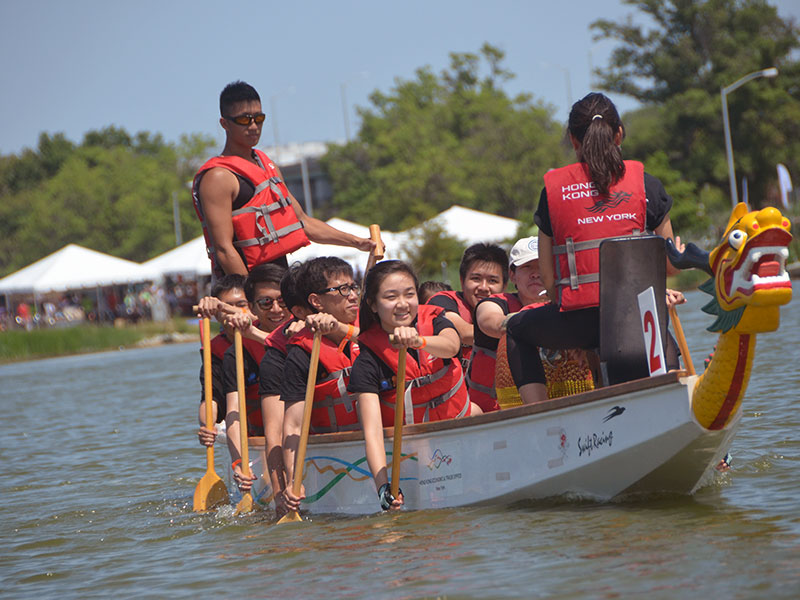 The Hong Kong Dragon Boat Festival in NY