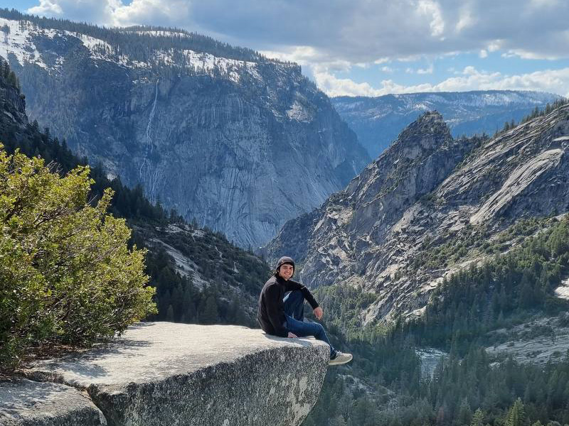 Six mile hike at Yosemite National Park