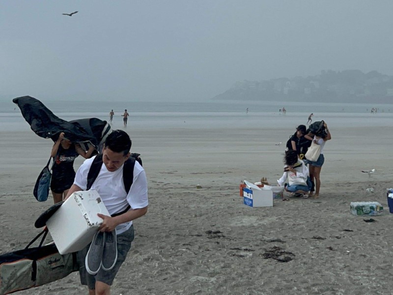 Nahant Beach with Colleagues
