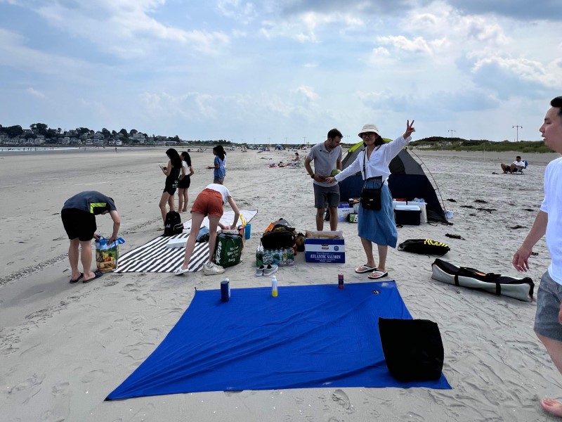 Nahant Beach with Colleagues