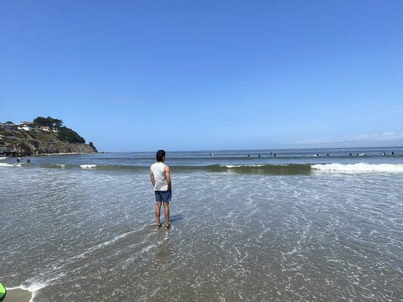 Surfing with Intern Friends