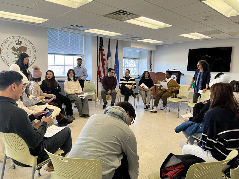 Presentation: Engagement Meeting at Queens Borough President